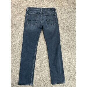 7 For All Mankind Men’s Jeans Blue Stretch Denim Size 34x32 (READ)